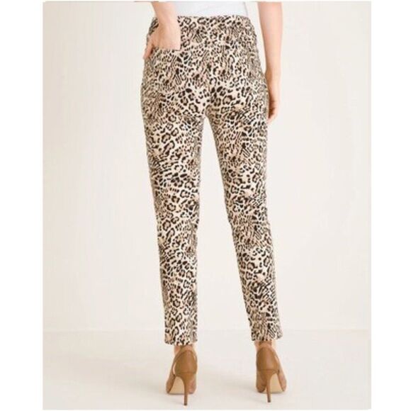 Chico's Jeans Size 4 (20) Cheetah Ankle Slim Leg NWOT - Picture 2 of 15